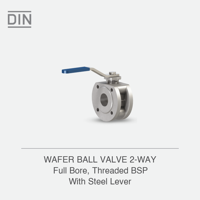 WAFER BALL VALVE 2-WAY