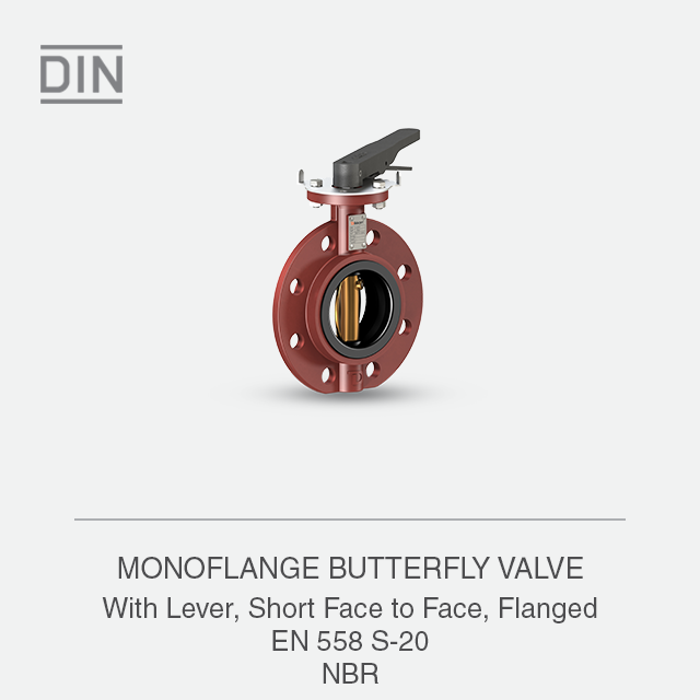 MONOFLANGE BUTTERFLY VALVE