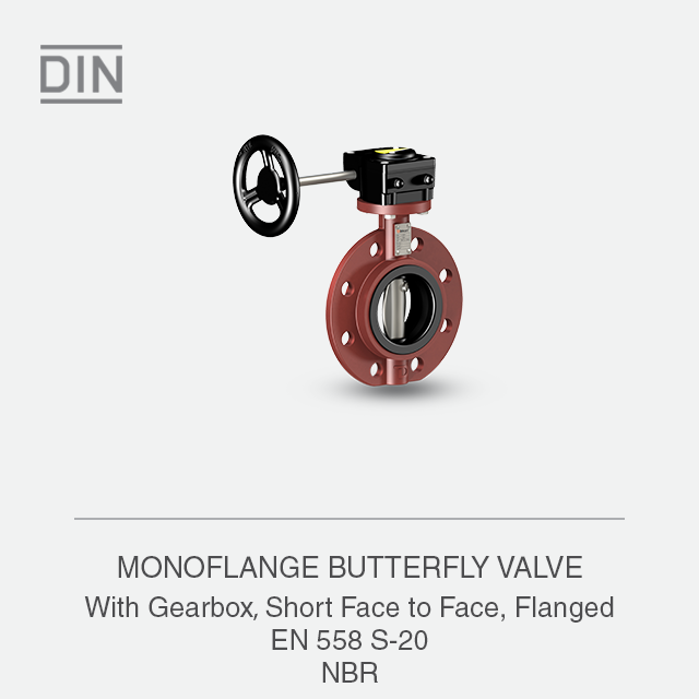 MONOFLANGE BUTTERFLY VALVE