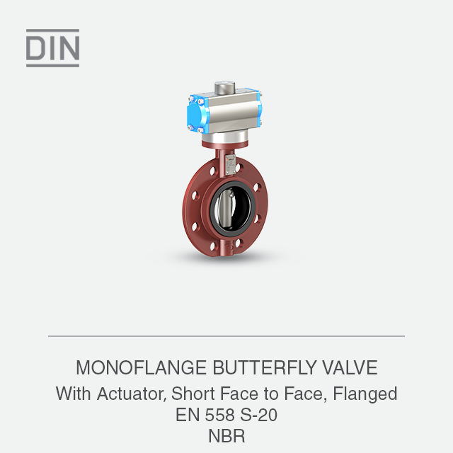 MONOFLANGE BUTTERFLY VALVE