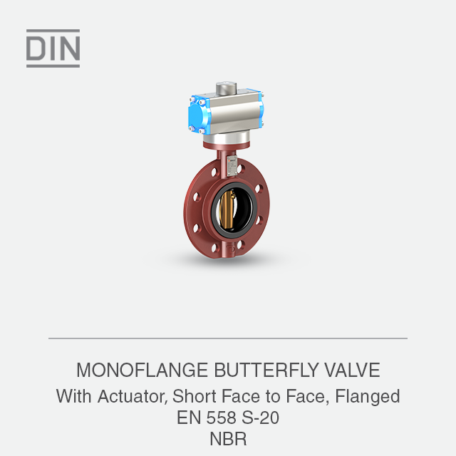 MONOFLANGE BUTTERFLY VALVE