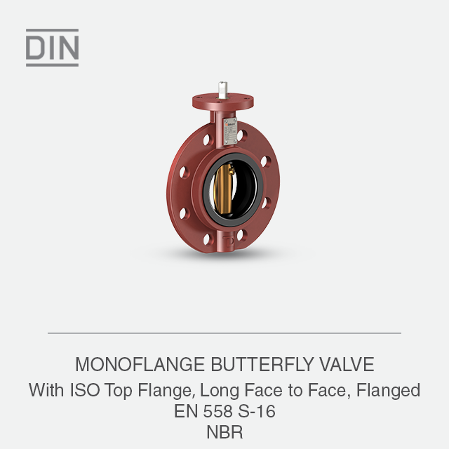 MONOFLANGE BUTTERFLY VALVE