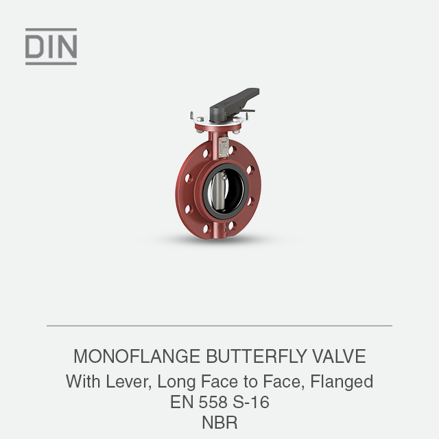 MONOFLANGE BUTTERFLY VALVE