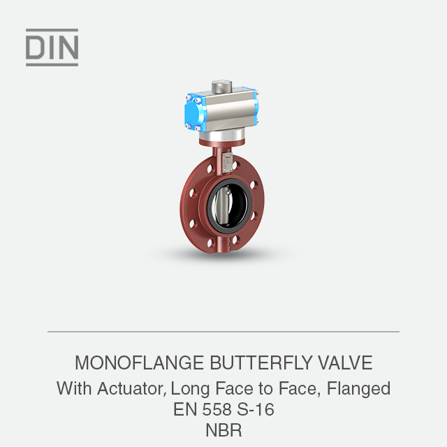 MONOFLANGE BUTTERFLY VALVE