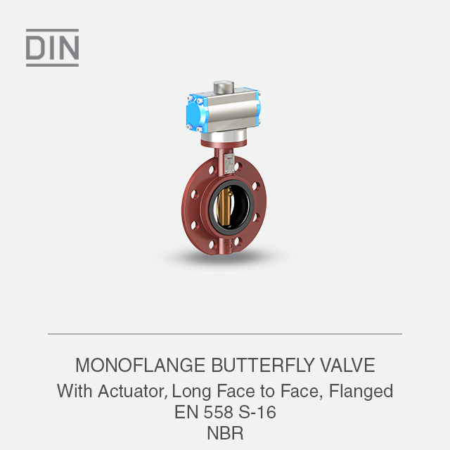MONOFLANGE BUTTERFLY VALVE