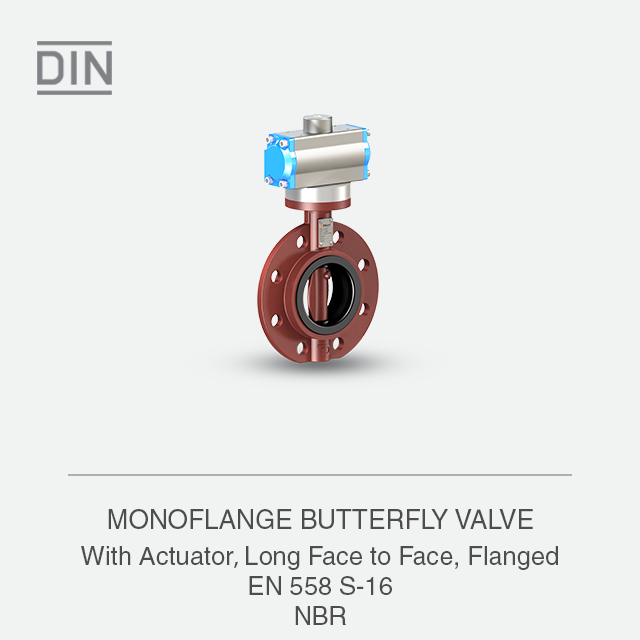 MONOFLANGE BUTTERFLY VALVE