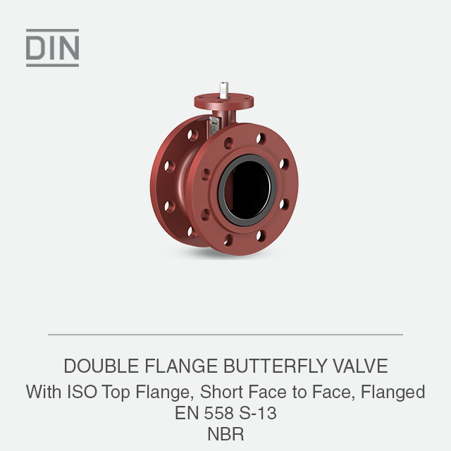 DOUBLE FLANGE BUTTERFLY VALVE