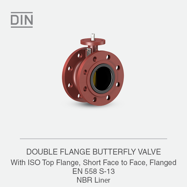 DOUBLE FLANGE BUTTERFLY VALVE