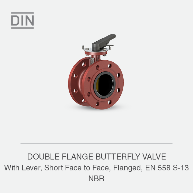 DOUBLE FLANGE BUTTERFLY VALVE