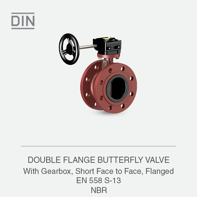 DOUBLE FLANGE BUTTERFLY VALVE