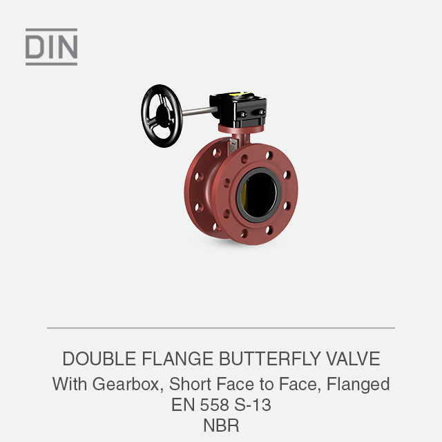 DOUBLE FLANGE BUTTERFLY VALVE