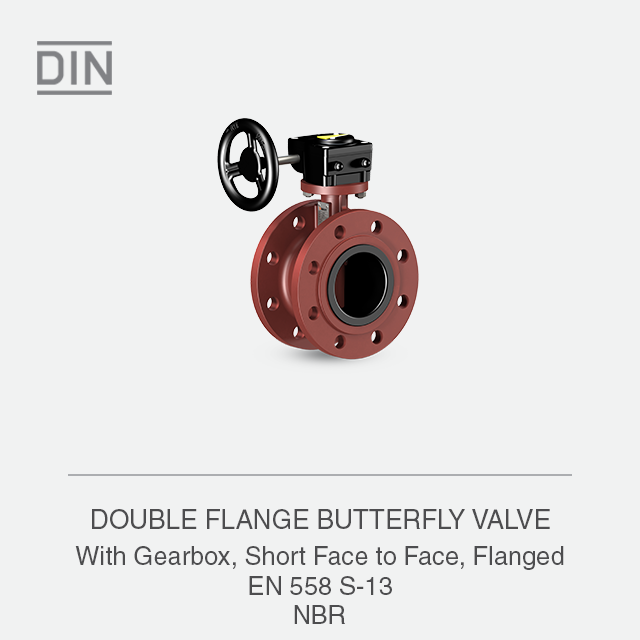 DOUBLE FLANGE BUTTERFLY VALVE