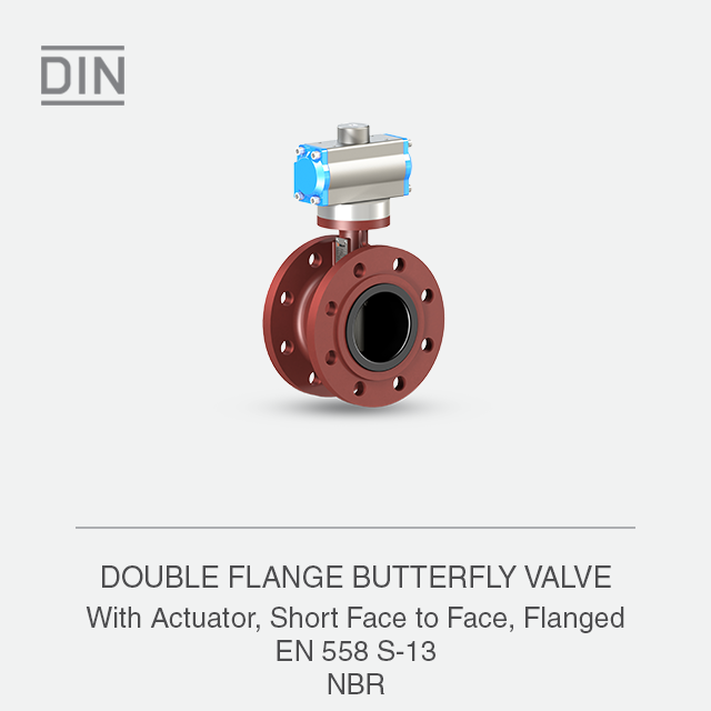 DOUBLE FLANGE BUTTERFLY VALVE