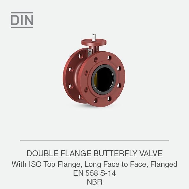 DOUBLE FLANGE BUTTERFLY VALVE