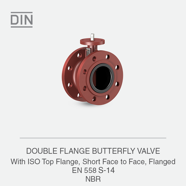 DOUBLE FLANGE BUTTERFLY VALVE