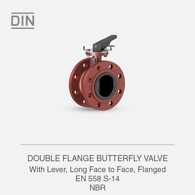 DOUBLE FLANGE BUTTERFLY VALVE