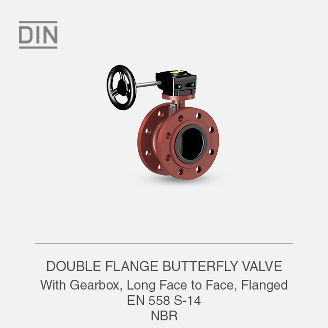 DOUBLE FLANGE BUTTERFLY VALVE