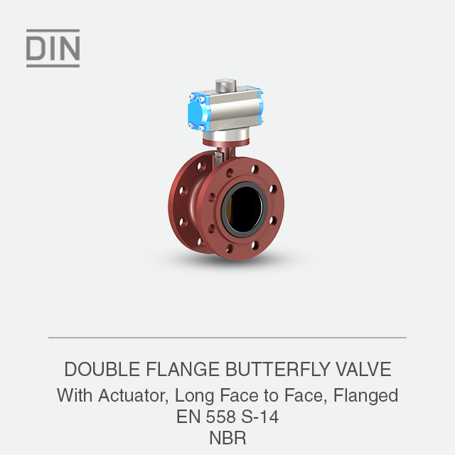 DOUBLE FLANGE BUTTERFLY VALVE