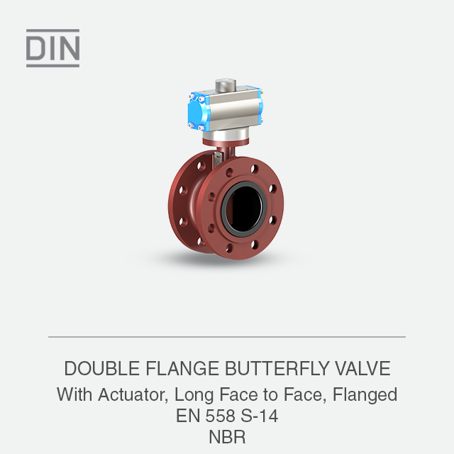 DOUBLE FLANGE BUTTERFLY VALVE