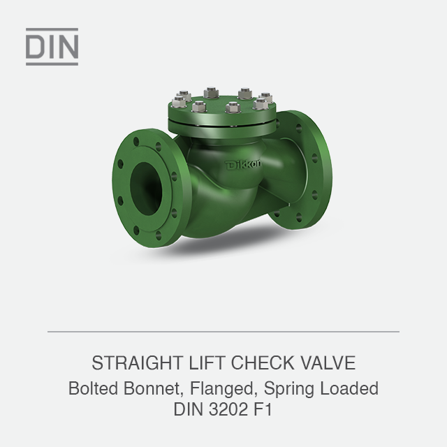 STRAIGHT LIFT CHECK VALVE