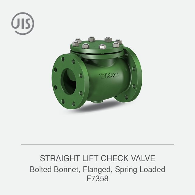 STRAIGHT LIFT CHECK VALVE