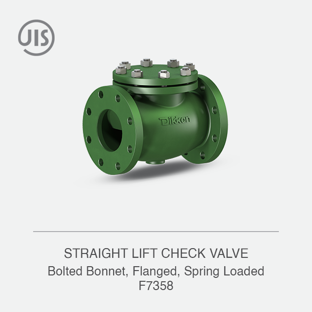 STRAIGHT LIFT CHECK VALVE