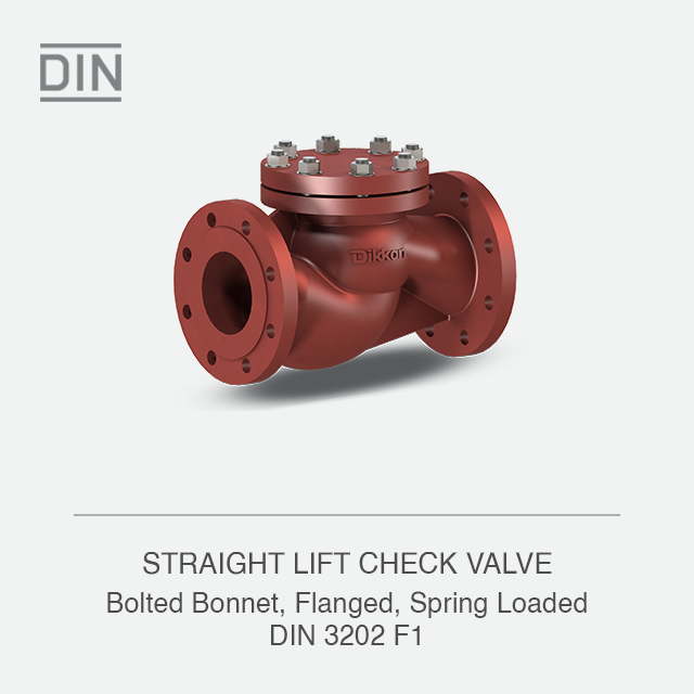 STRAIGHT LIFT CHECK VALVE