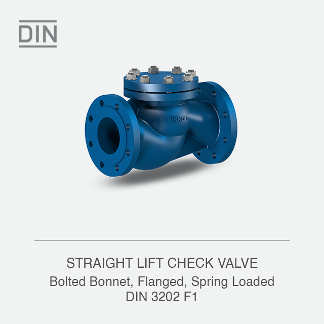 STRAIGHT LIFT CHECK VALVE
