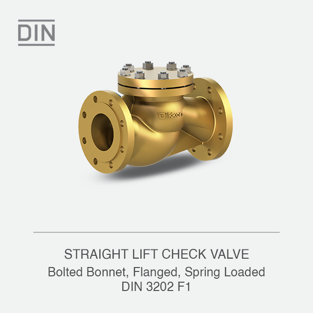 STRAIGHT LIFT CHECK VALVE