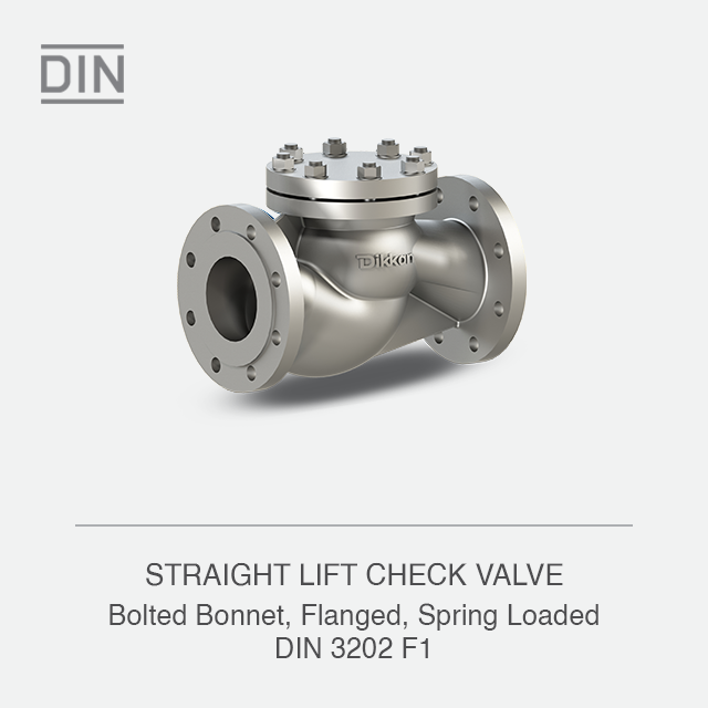 STRAIGHT LIFT CHECK VALVE