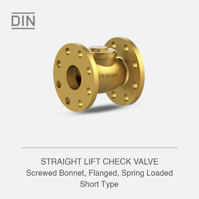 STRAIGHT LIFT CHECK VALVE