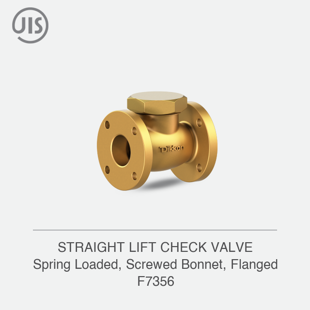 STRAIGHT LIFT CHECK VALVE