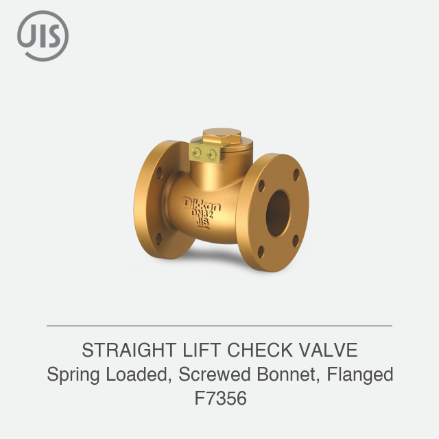 STRAIGHT LIFT CHECK VALVE