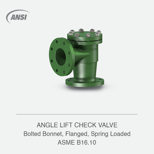 ANGLE LIFT CHECK VALVE
