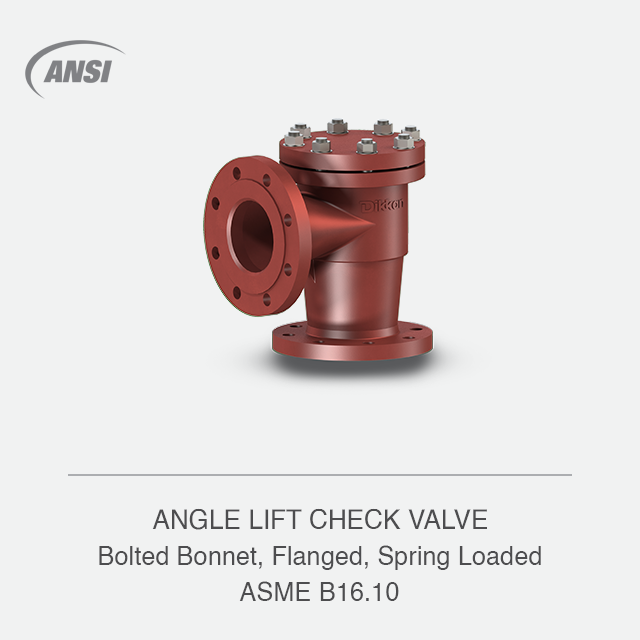 ANGLE LIFT CHECK VALVE