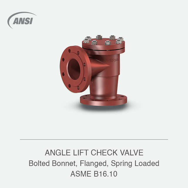 ANGLE LIFT CHECK VALVE