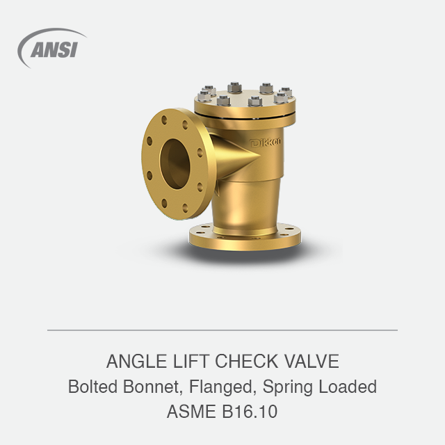 ANGLE LIFT CHECK VALVE
