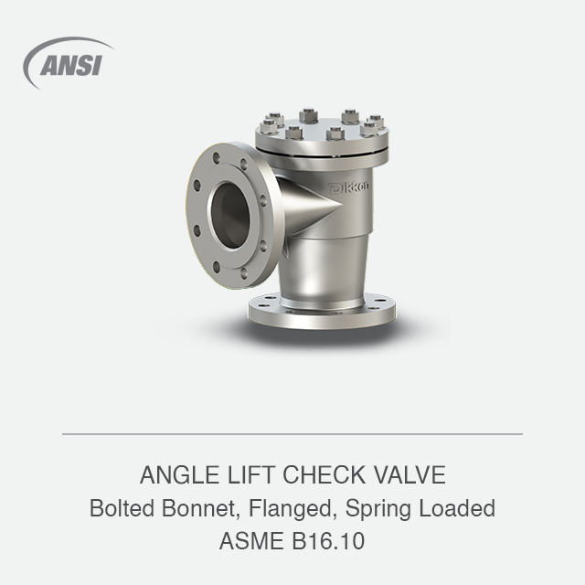 ANGLE LIFT CHECK VALVE