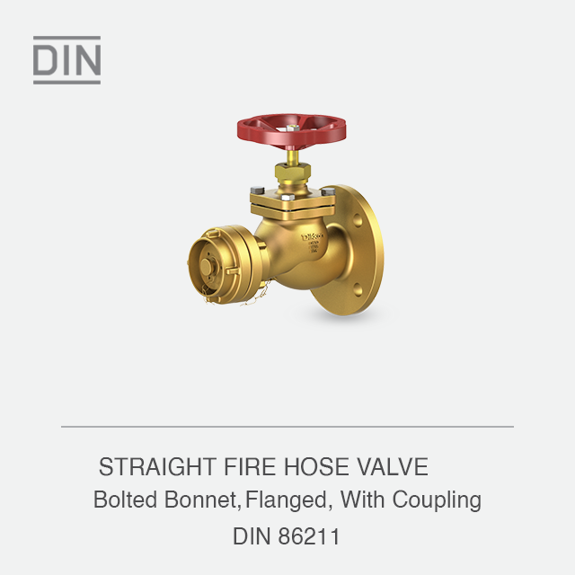 STRAIGHT FIRE HOSE VALVE