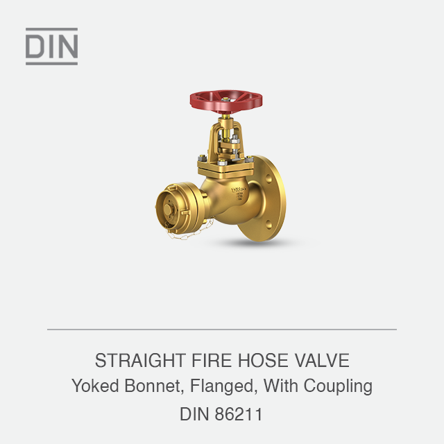 STRAIGHT FIRE HOSE VALVE