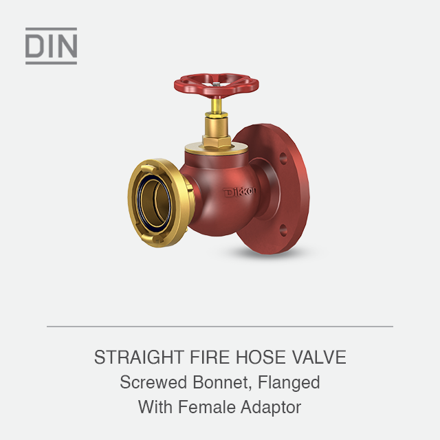 STRAIGHT FIRE HOSE VALVE