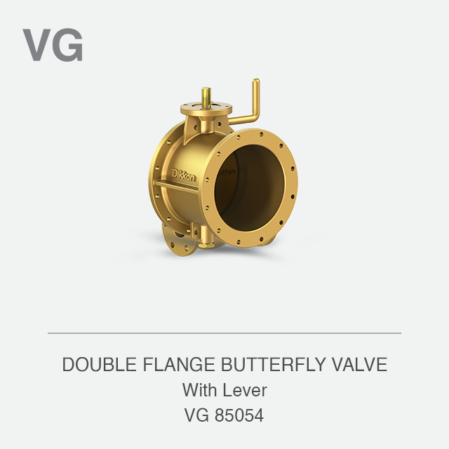 DOUBLE FLANGE BUTTERFLY VALVE