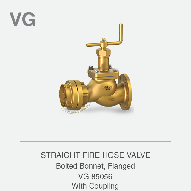 STRAIGHT FIRE HOSE VALVE