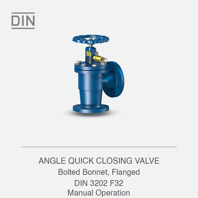 ANGLE QUICK CLOSING VALVE