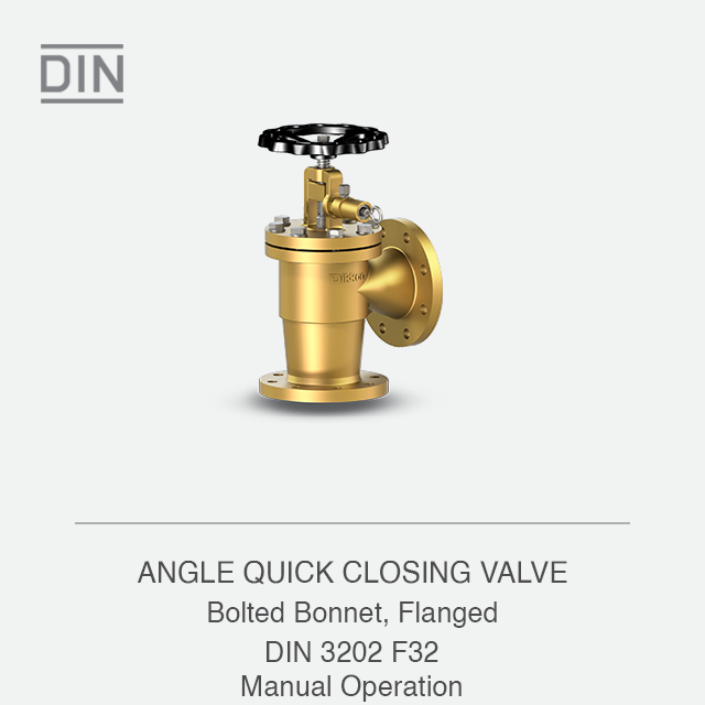 ANGLE QUICK CLOSING VALVE