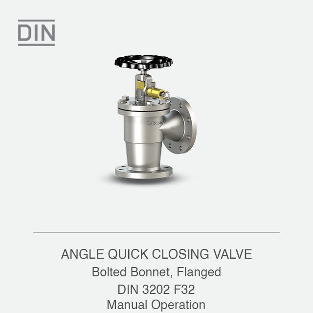 ANGLE QUICK CLOSING VALVE