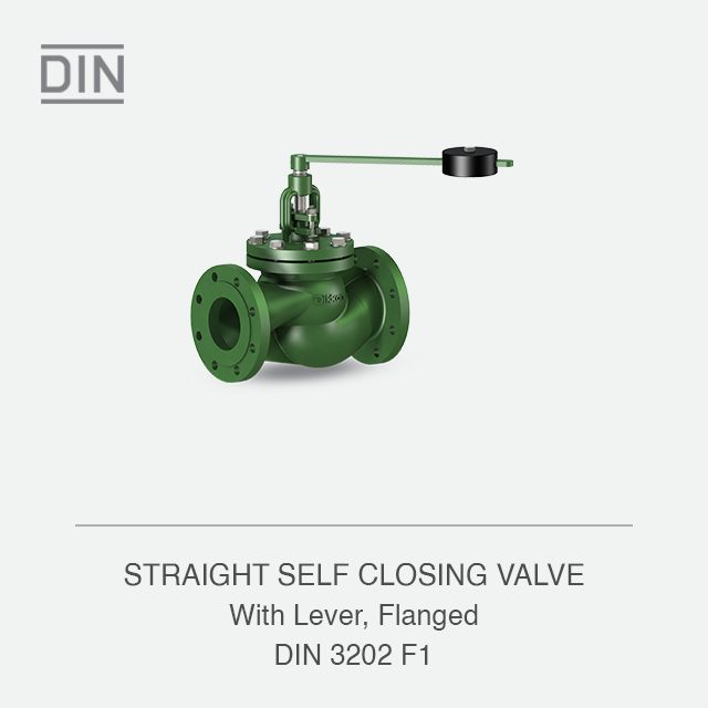STRAIGHT SELF CLOSING VALVE