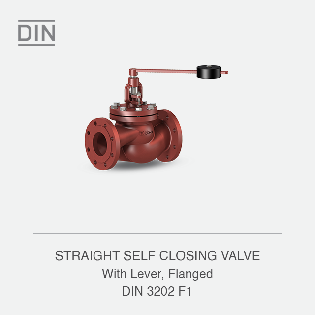 STRAIGHT SELF CLOSING VALVE