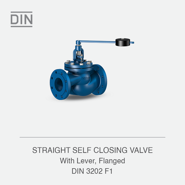 STRAIGHT SELF CLOSING VALVE