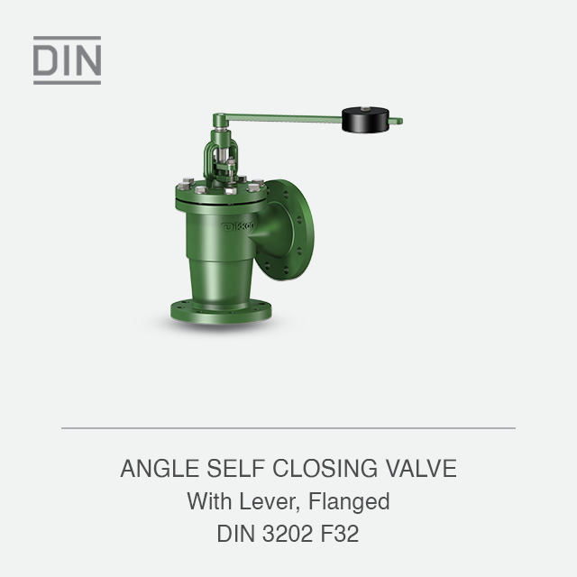 ANGLE SELF CLOSING VALVE